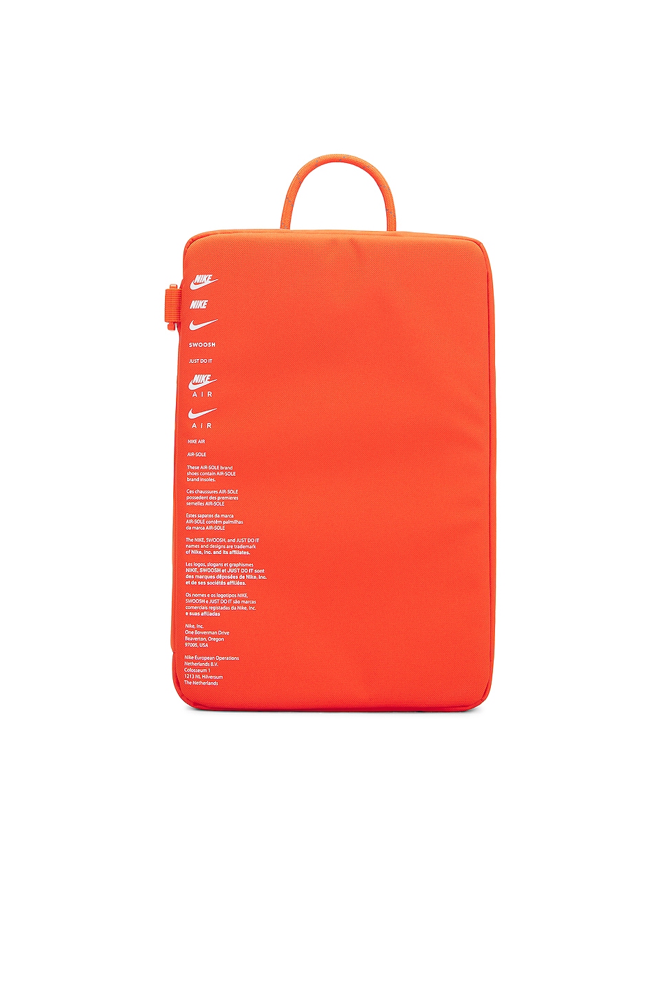 Nike Shoe Box Bag in Orange & White