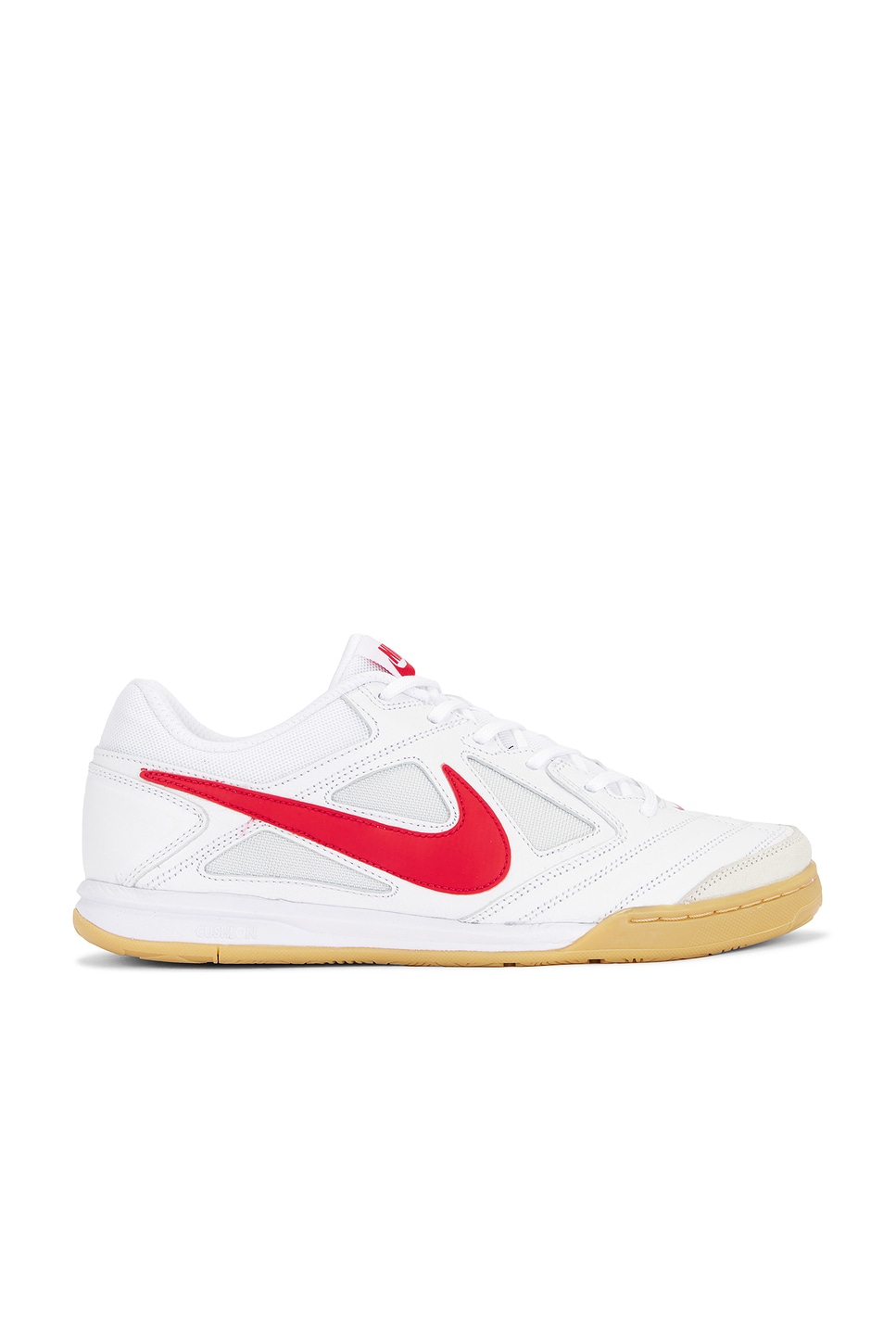 Nike Gato in White, University Red, & Gum Yellow | REVOLVE
