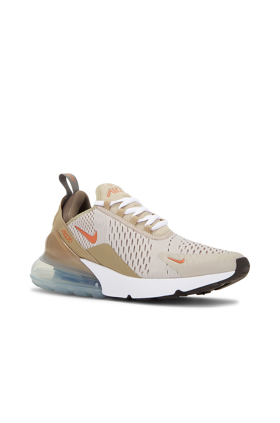 Nike Air Max 270 in Cream, Rust Oxide, Khaki & Olive Grey