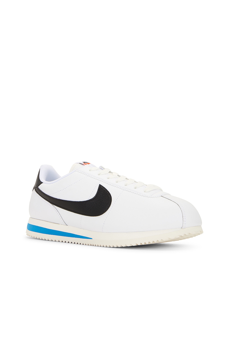 Nike Cortez '23 Sneakers in White, Black, Light Photo Blue, & Sail