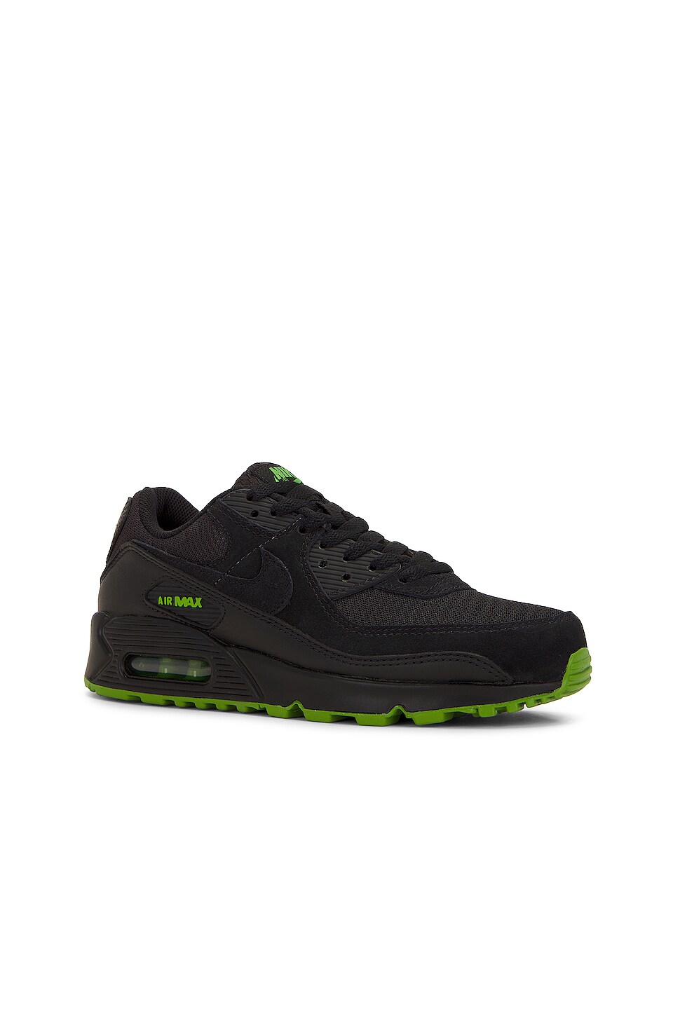 Nike Air Max 90 Sneakers in Black & Chlorophyll
