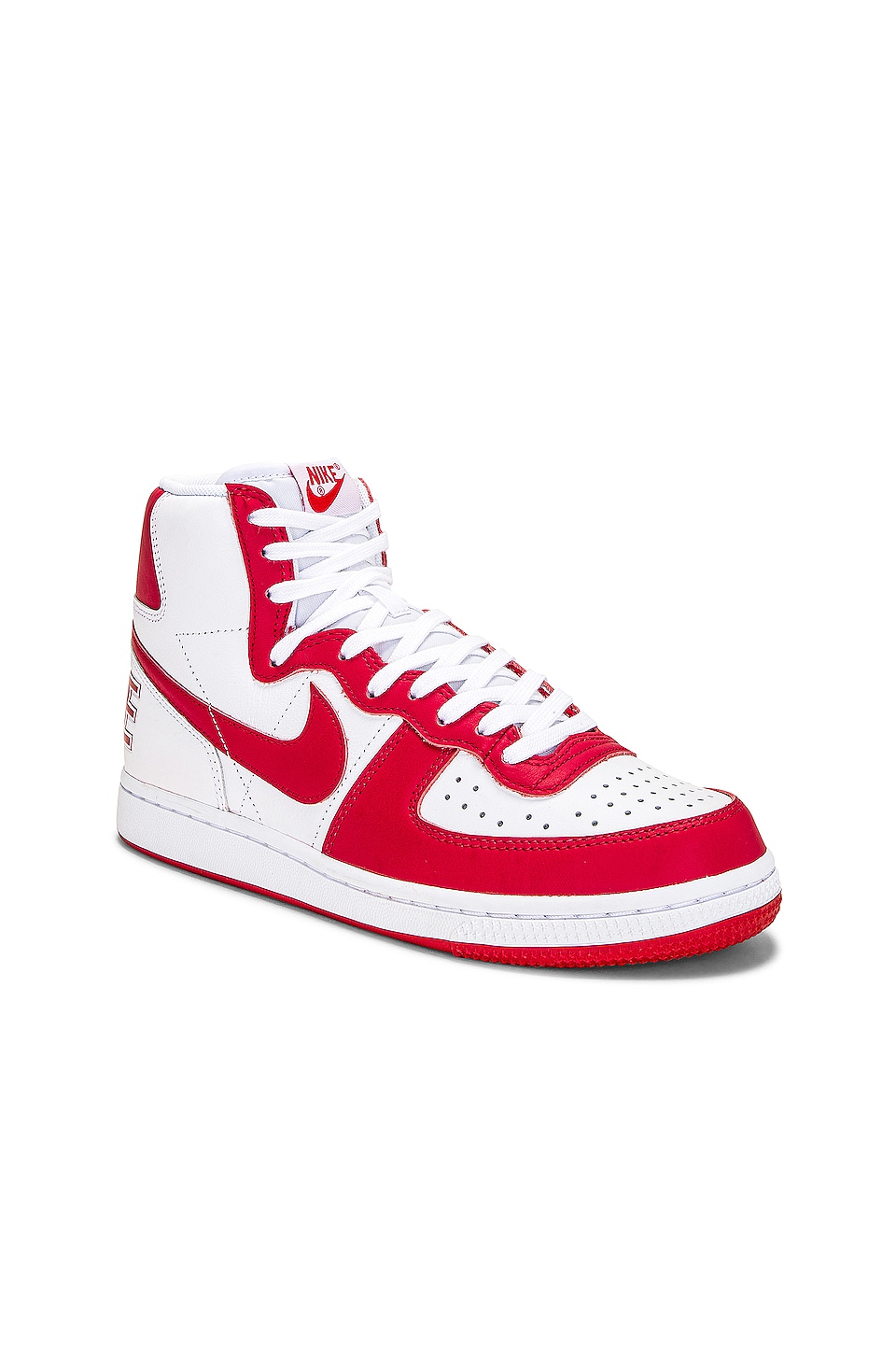 Nike Terminator High in White & University Red