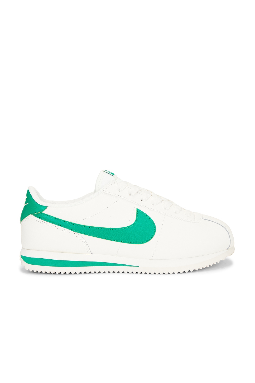 Nike cortez green and white online