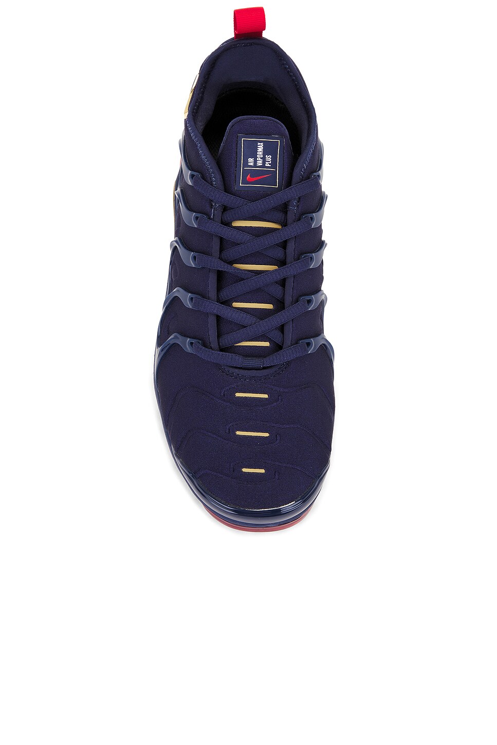vapormax plus navy gold red