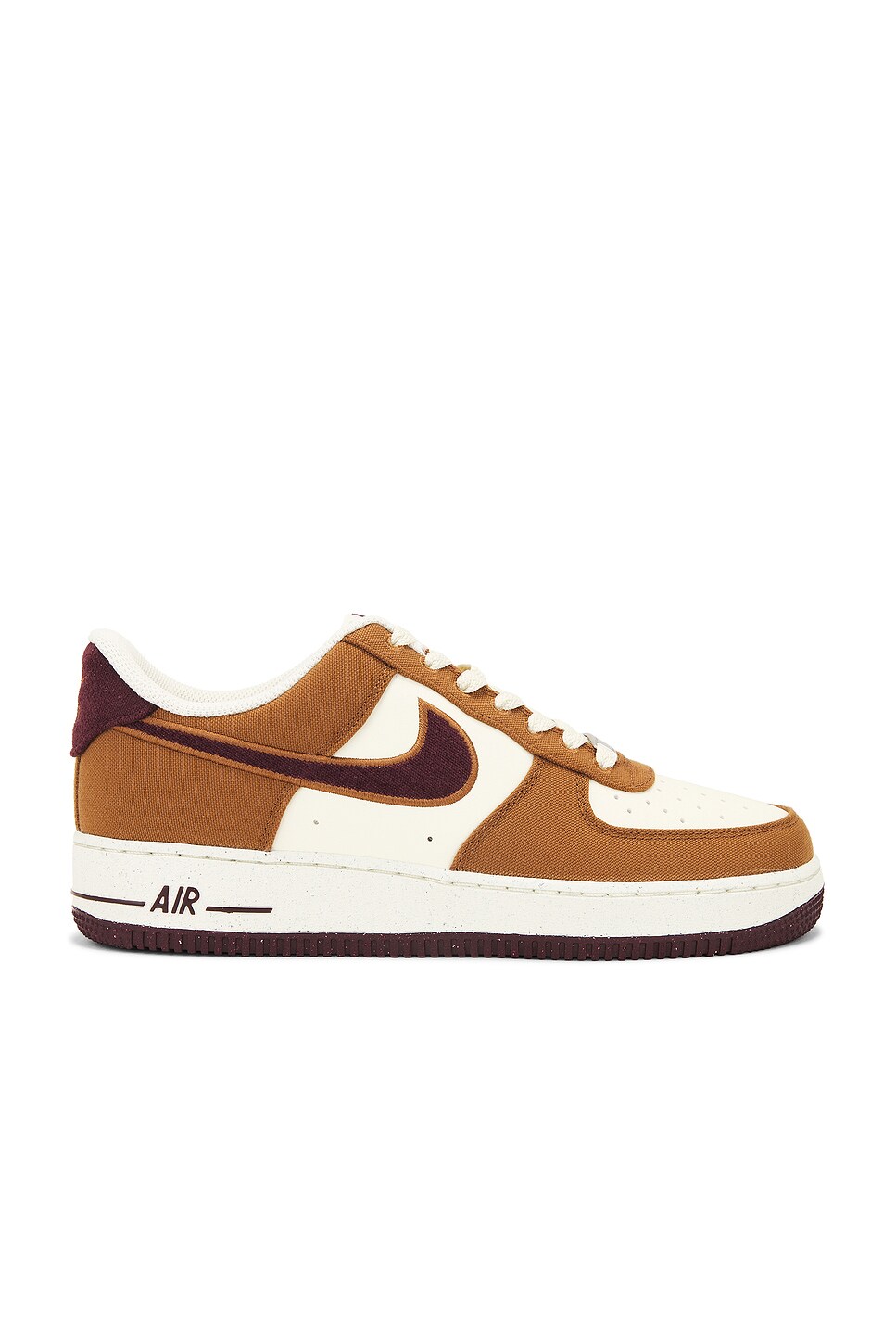 Nike AIR FORCE 1 Light British Tan Burgundy Crush REVOLVE