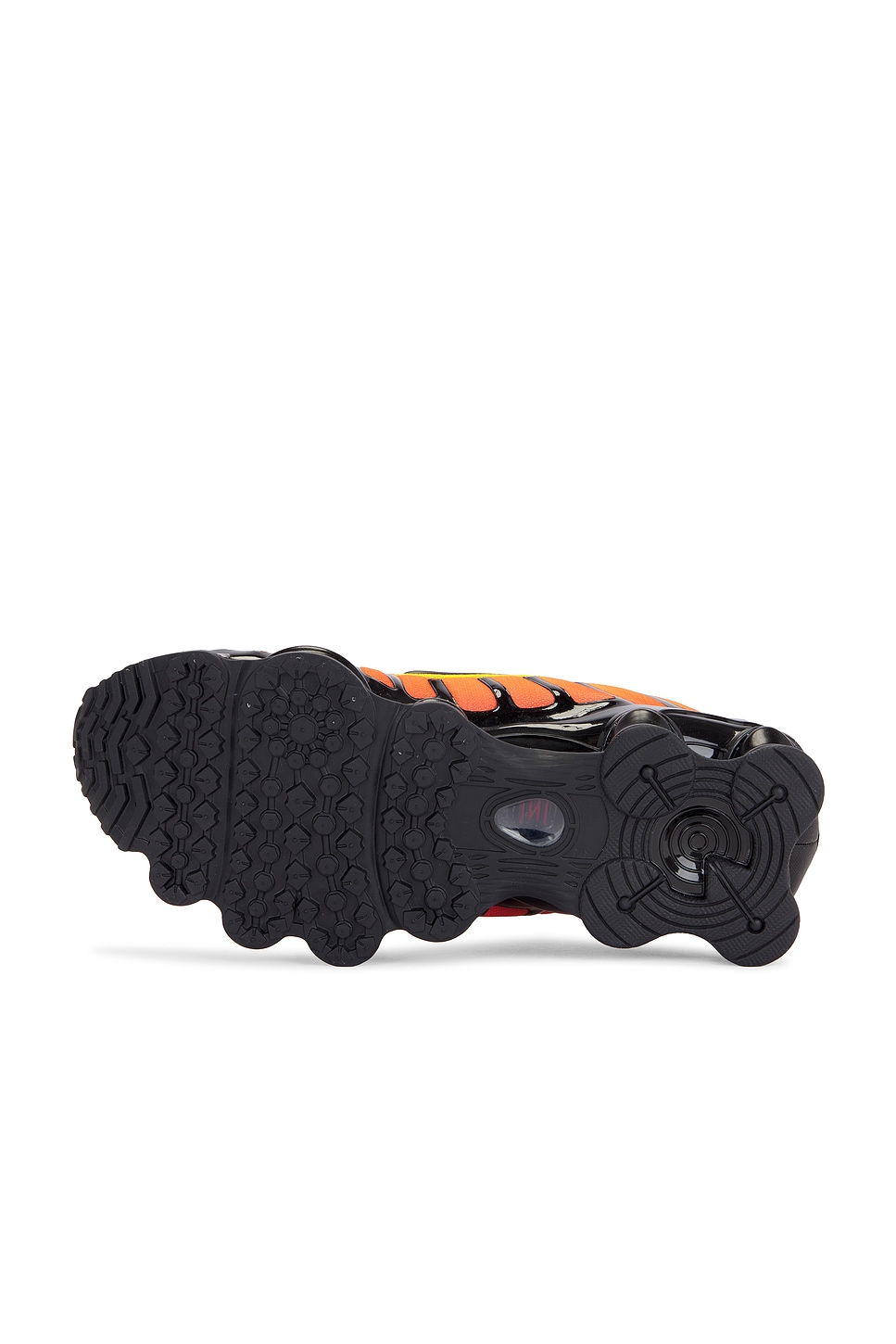 Nike Shox Tl in Black, Black Amarillo, & University Red
