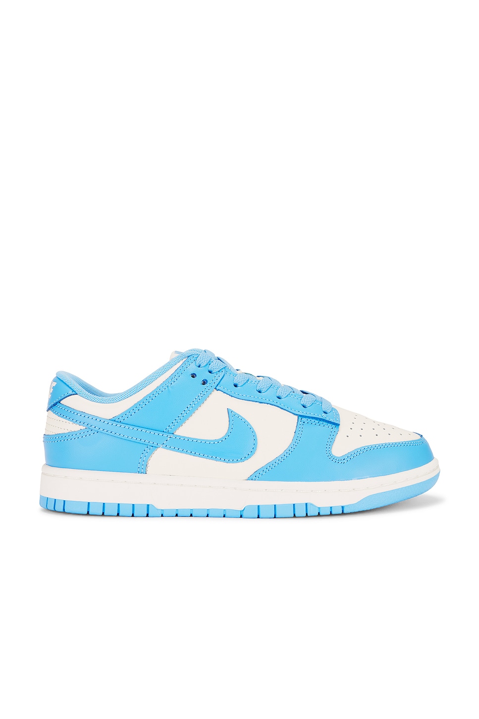 Nike Dunk Low Retro in Coconut Milk, University Blue, & Gym