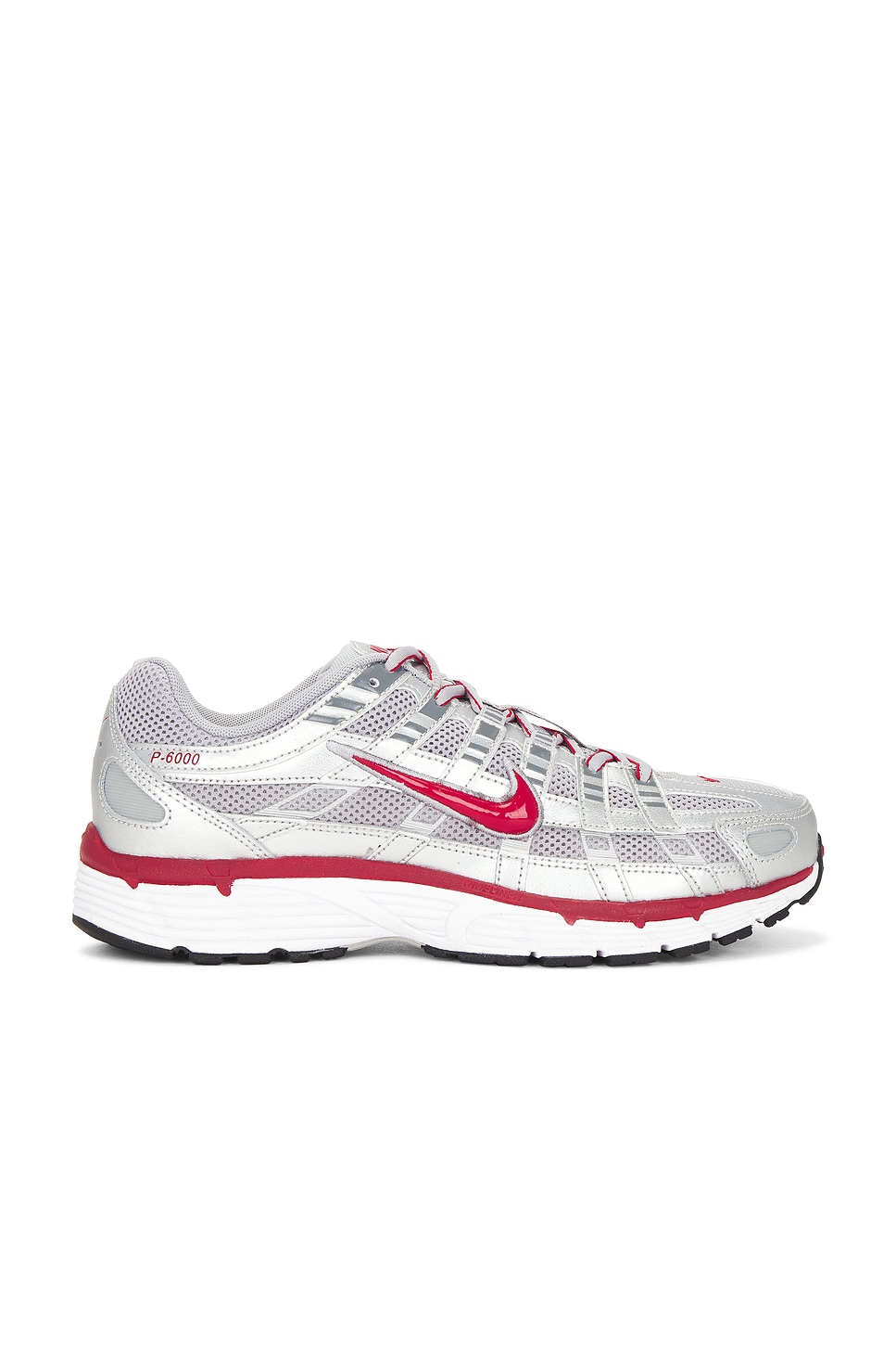☆【NIKE】☆(W) Nike P-6000 llic Silver Red☆22-29cm☆ Nike P-6000 Sneakers in Metallic Silver, Gym Red, & Flt