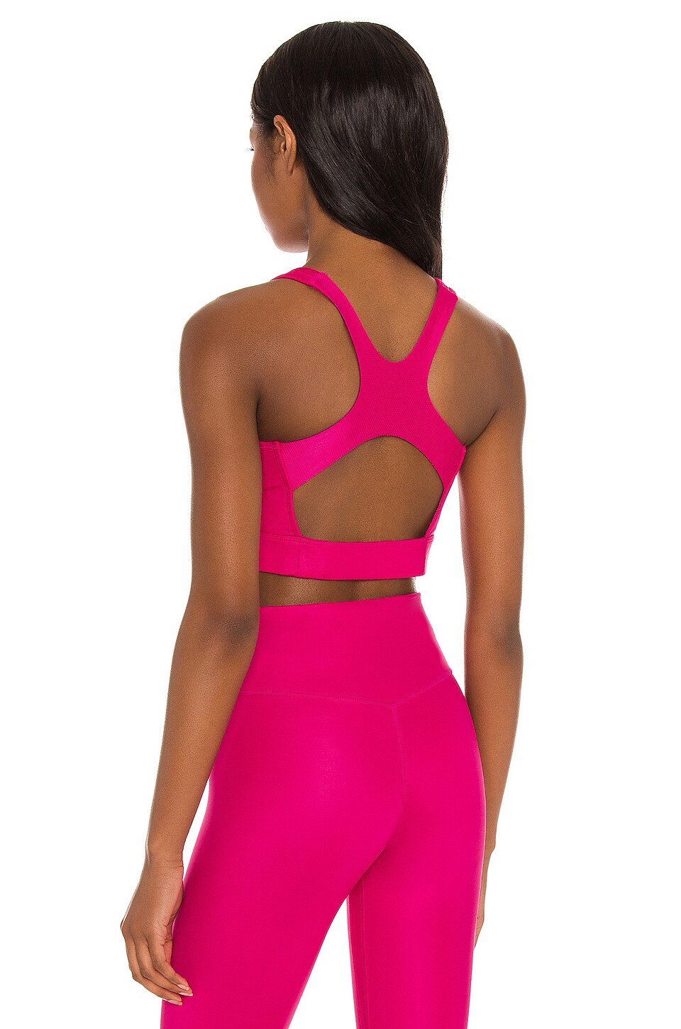 nike swoosh textured bra