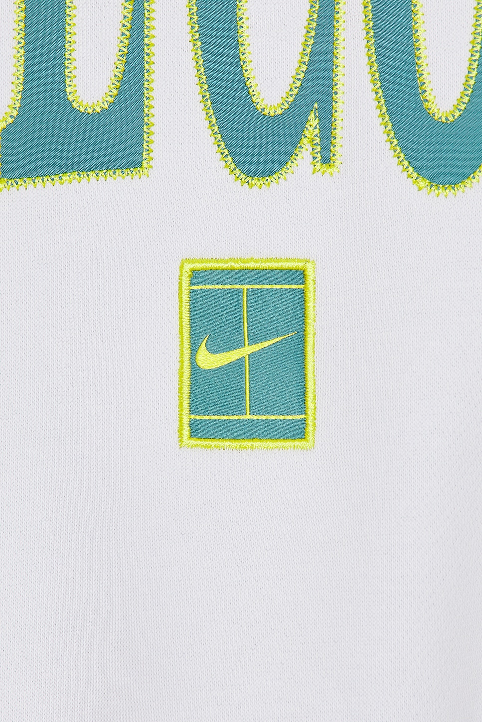 Over-Oversized Crew Neck Tennis Sweatshirt