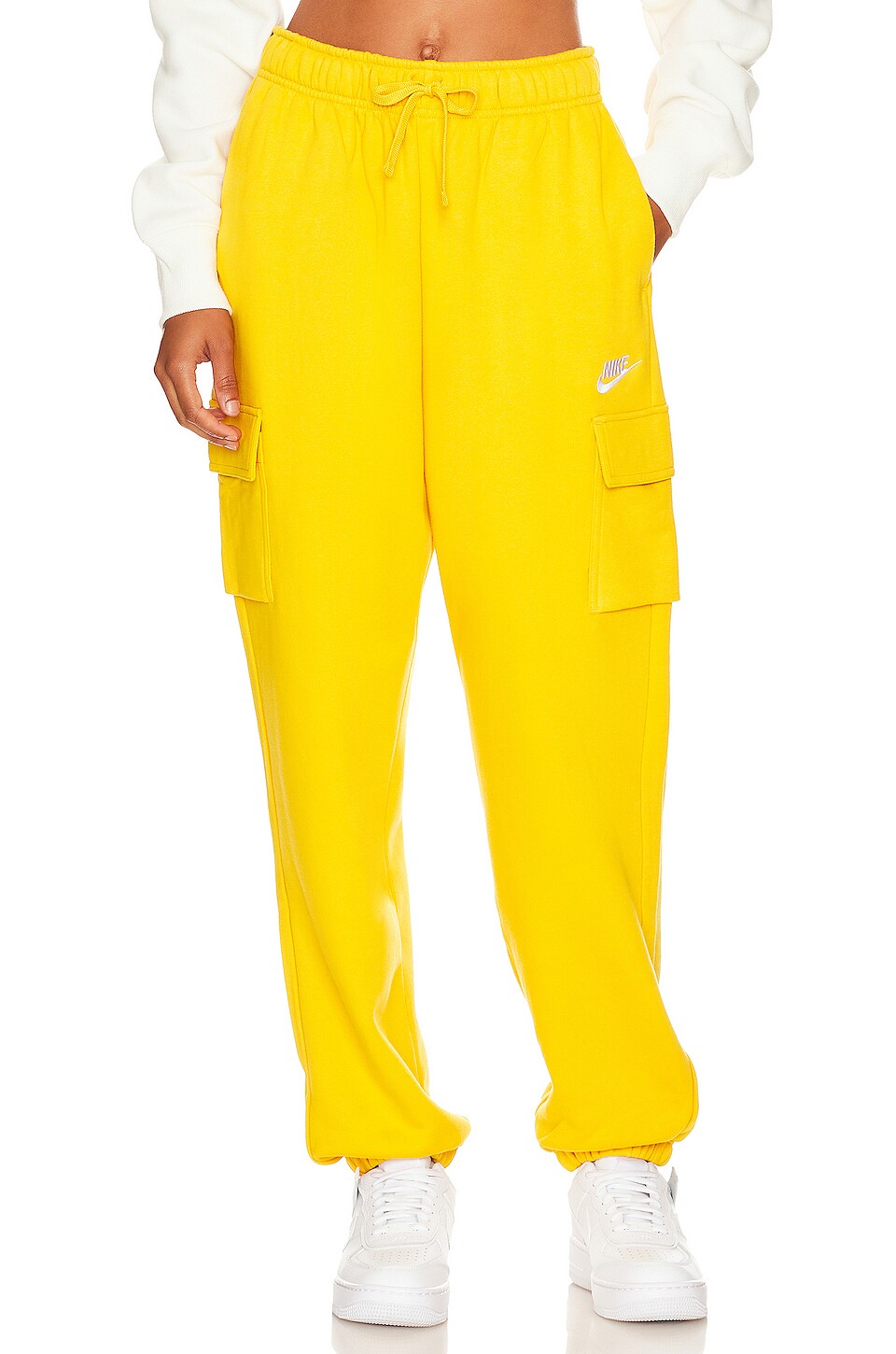 yellow nike sweatpants womens