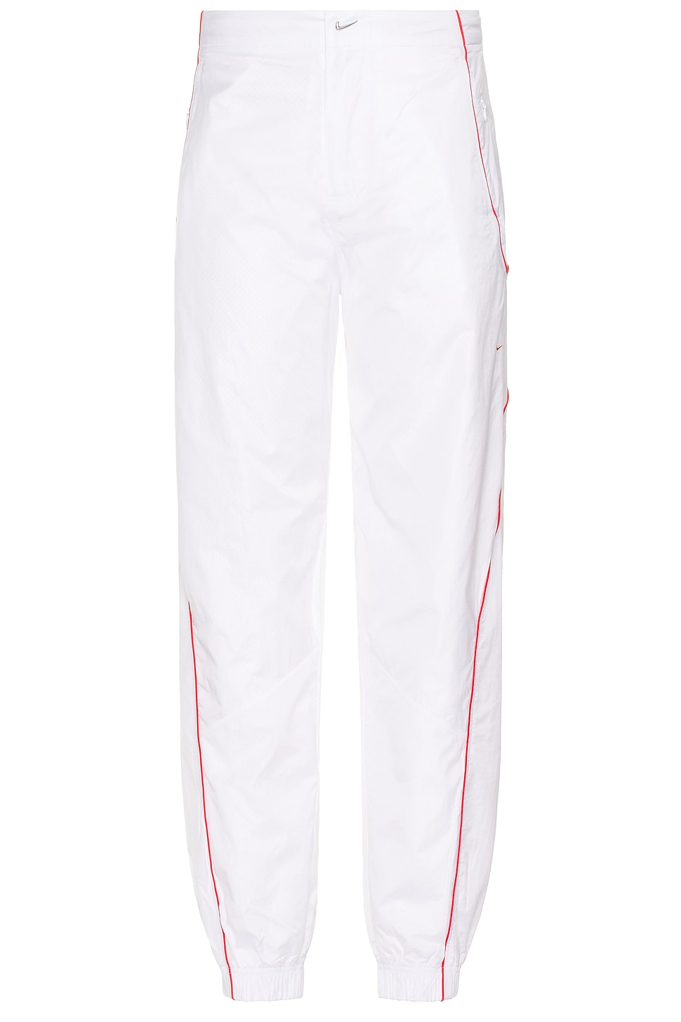 Nike x Jacquemus Track Pant in White & University Red | REVOLVE
