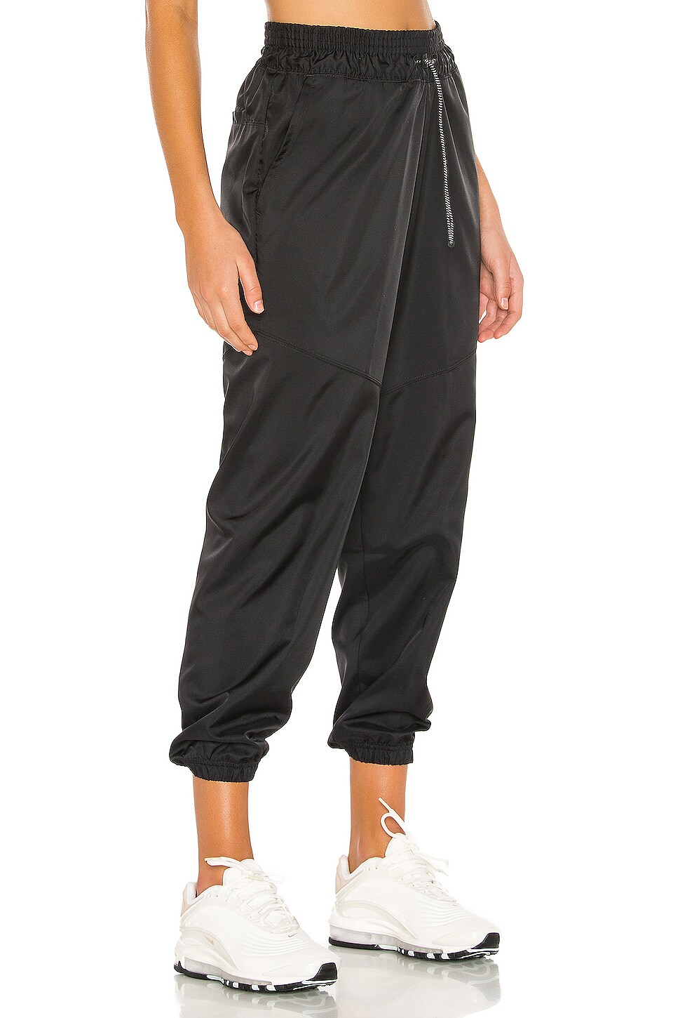 women's woven swoosh trousers