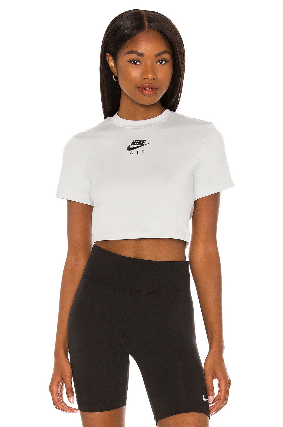 Nike NSW Air SS Crop Top in Pure 