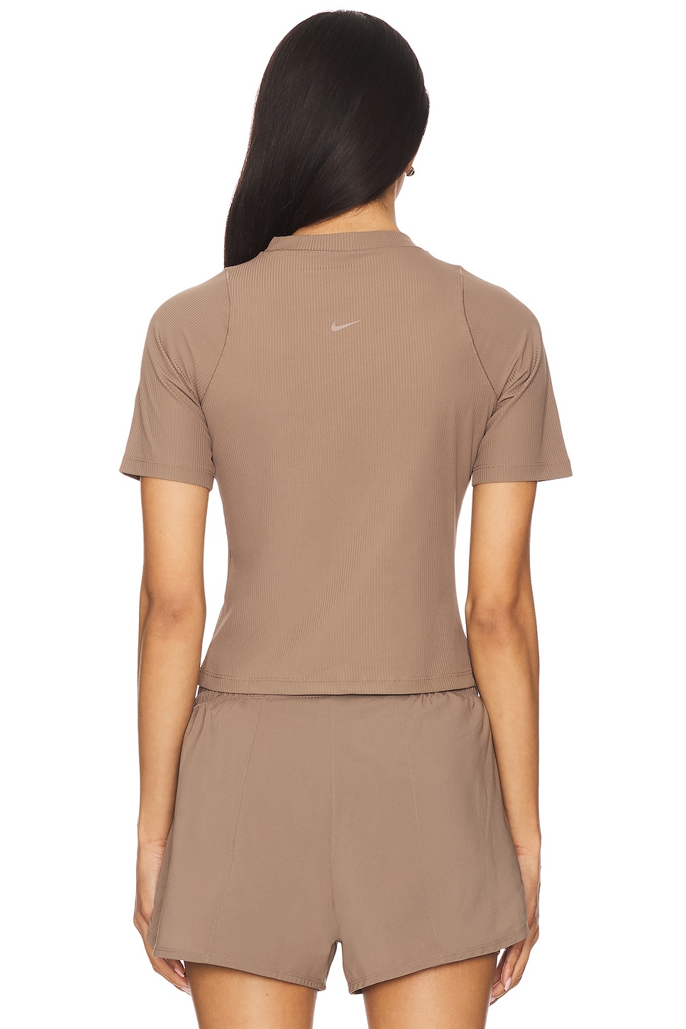 Nike Dri-FIT Wide Ribbed Short Sleeve Top thumbnail