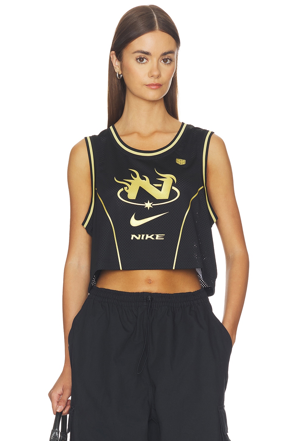 Cropped Jersey Tank Top