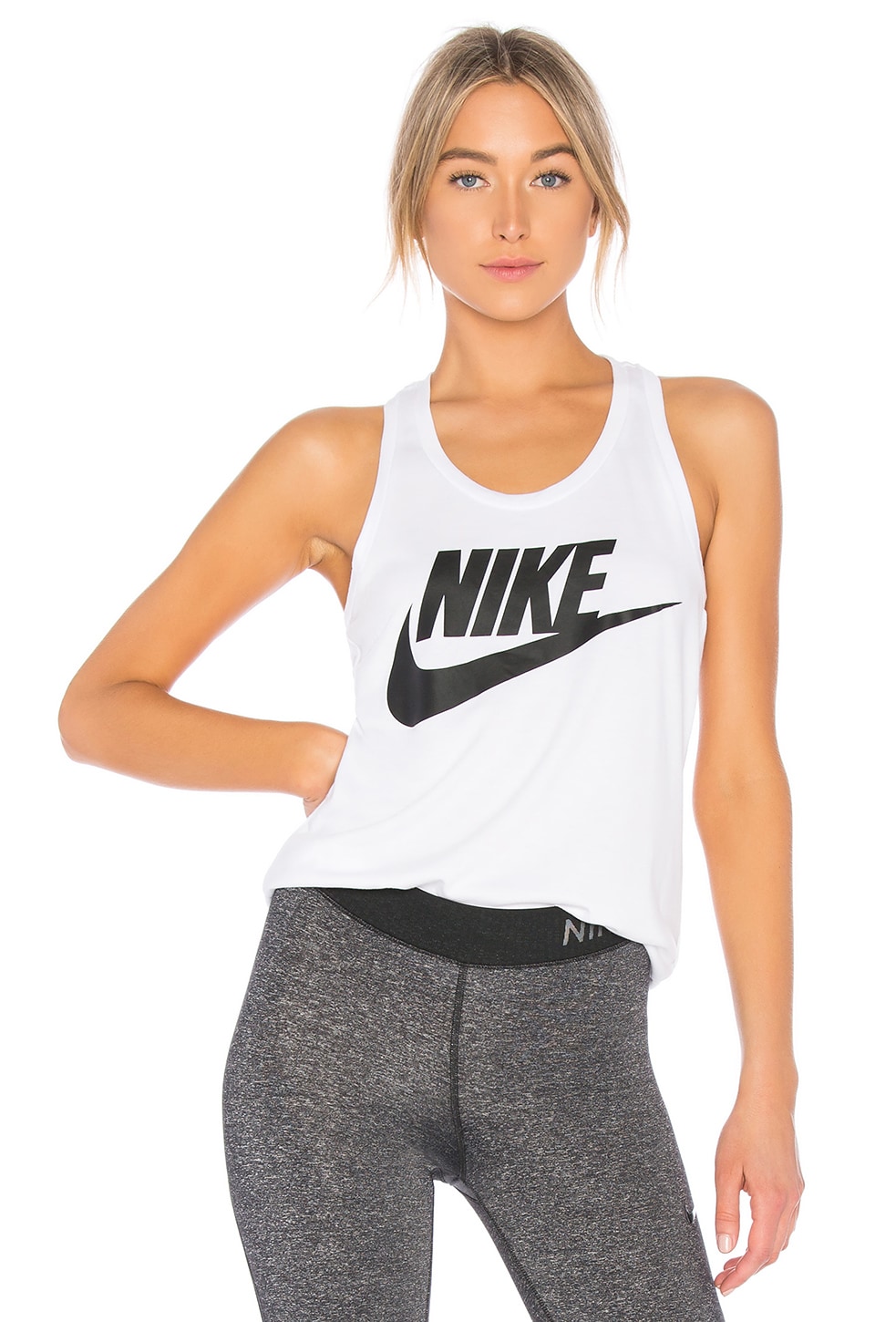 nike nsw essential reg pant white grey