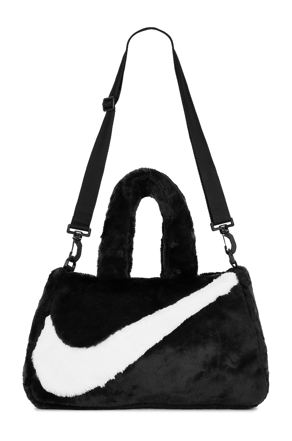 Image 1 of NSW Faux Fur Tote in Black & Sail
