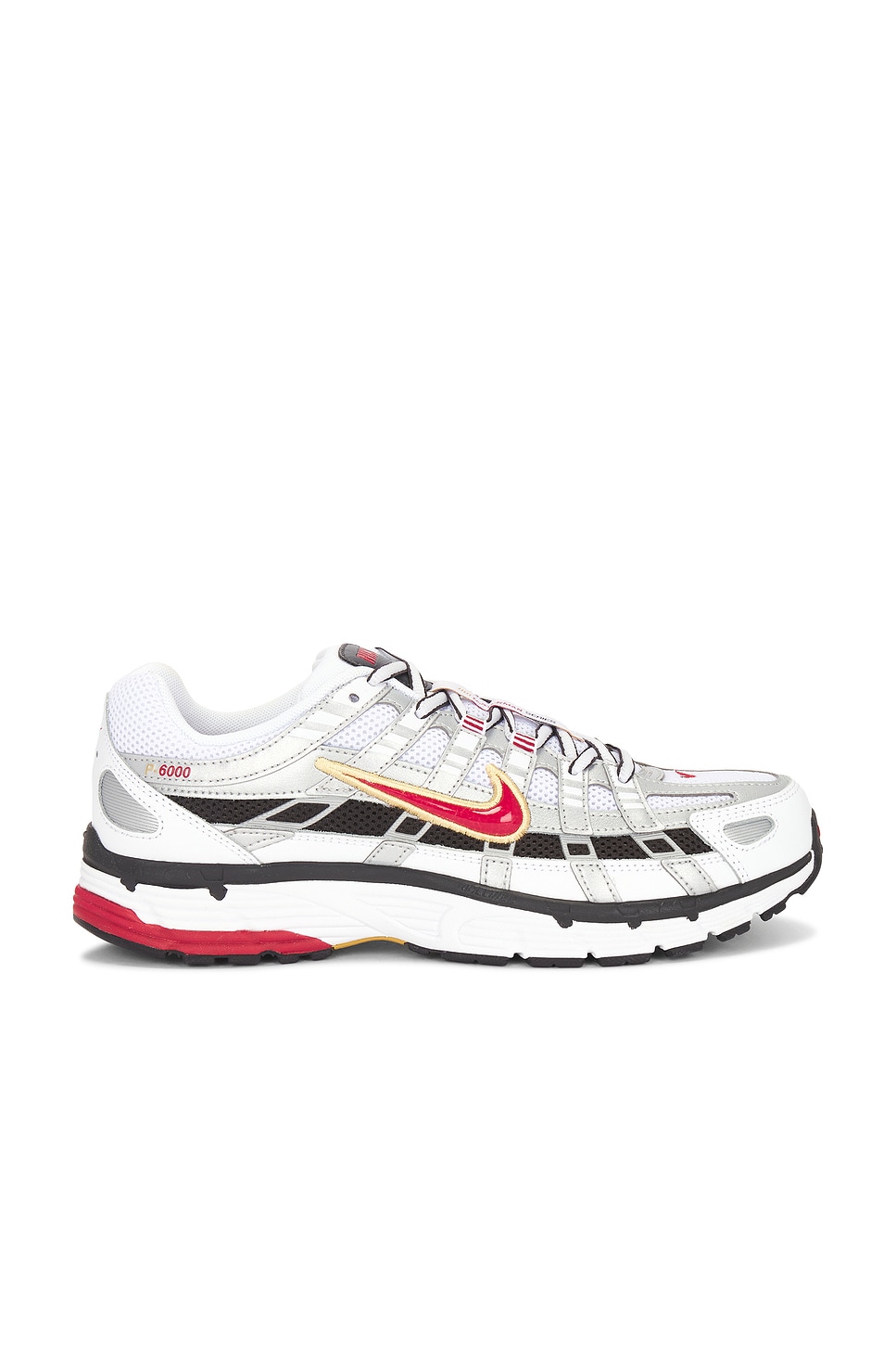 Nike p 6000 white red best sale