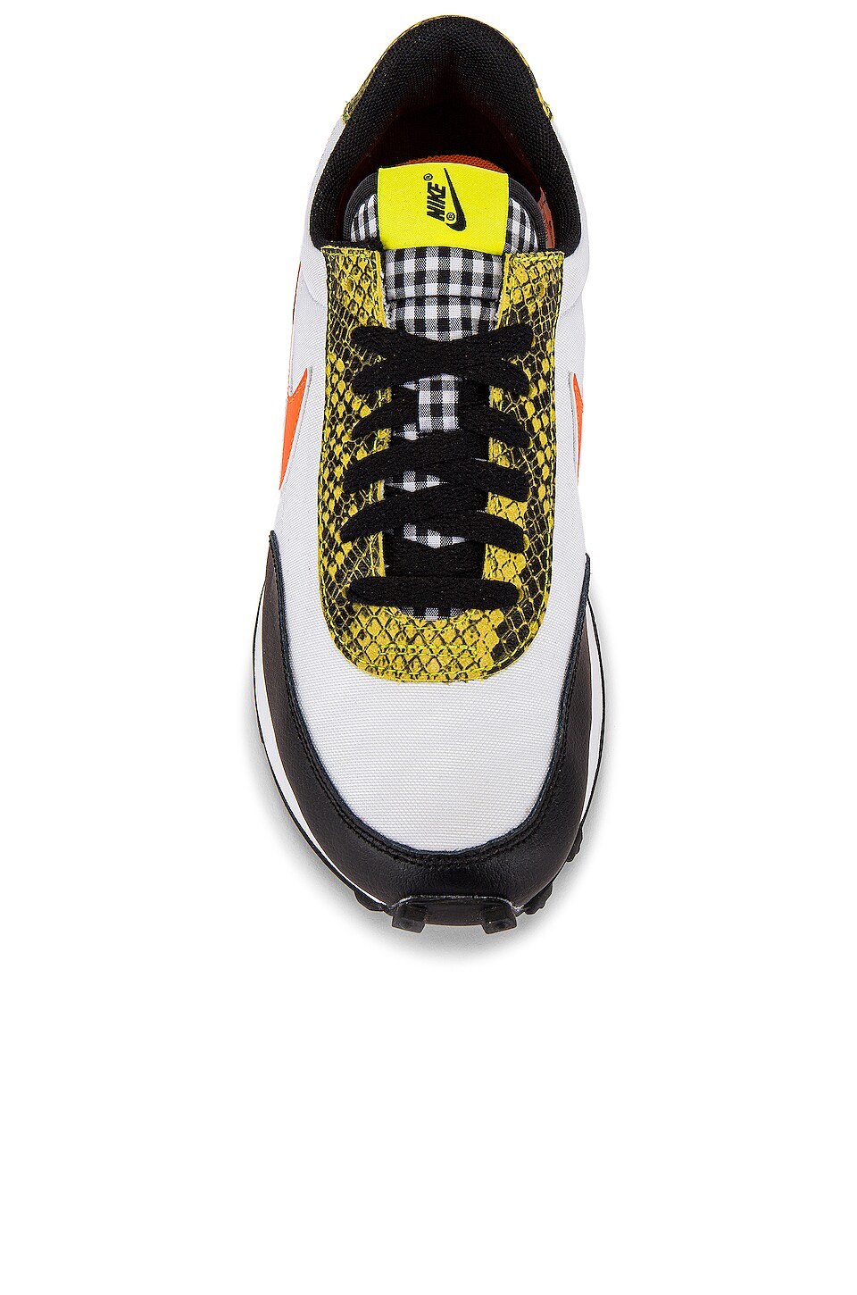Nike Daybreak Sneaker in Black, Total Orange, Dynamic Yellow & White