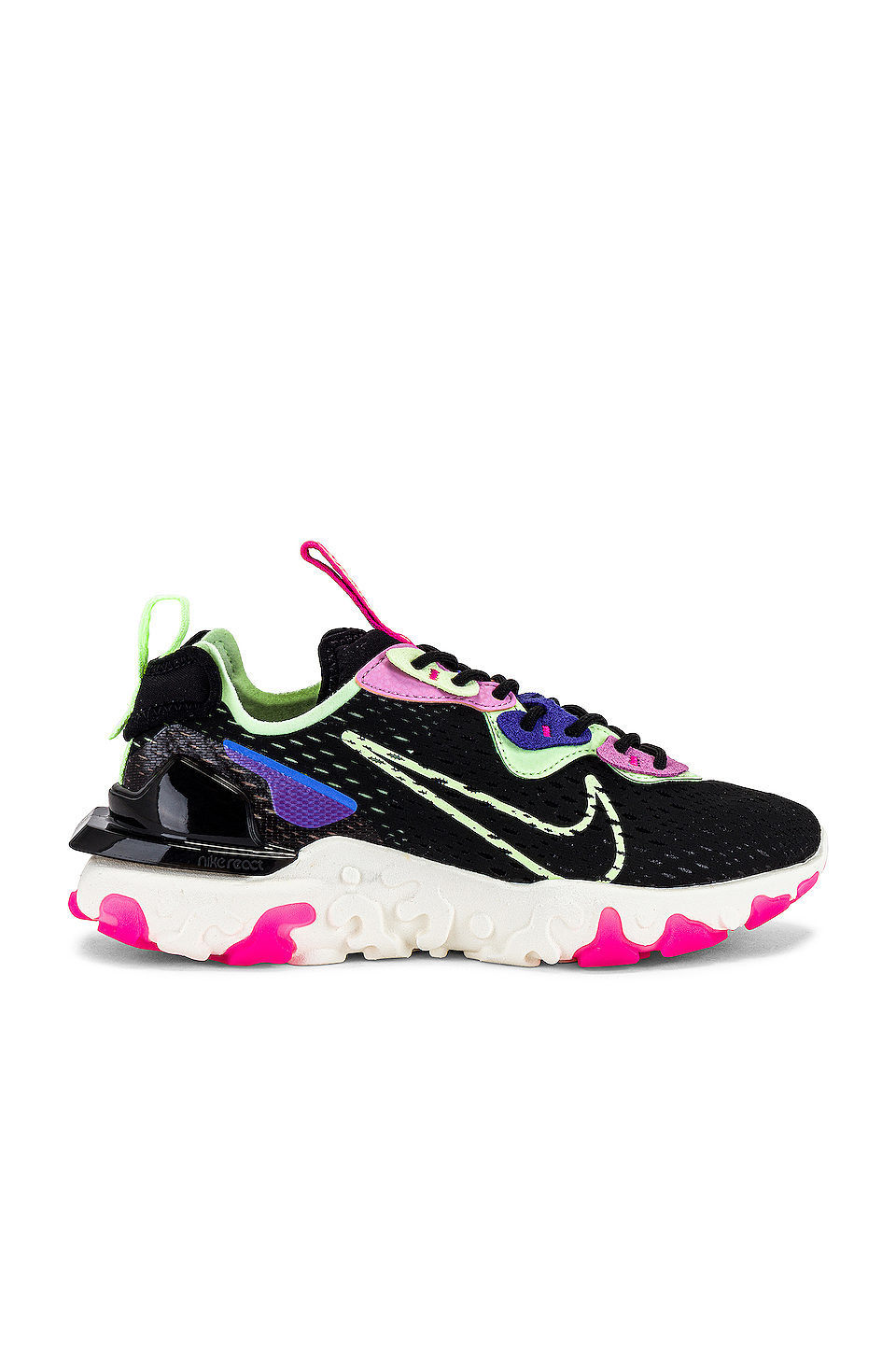 nike react vision barely volt pink