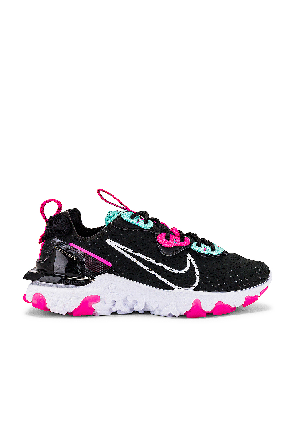 Nike NSW React Vision Sneaker Black & Pink Blast
