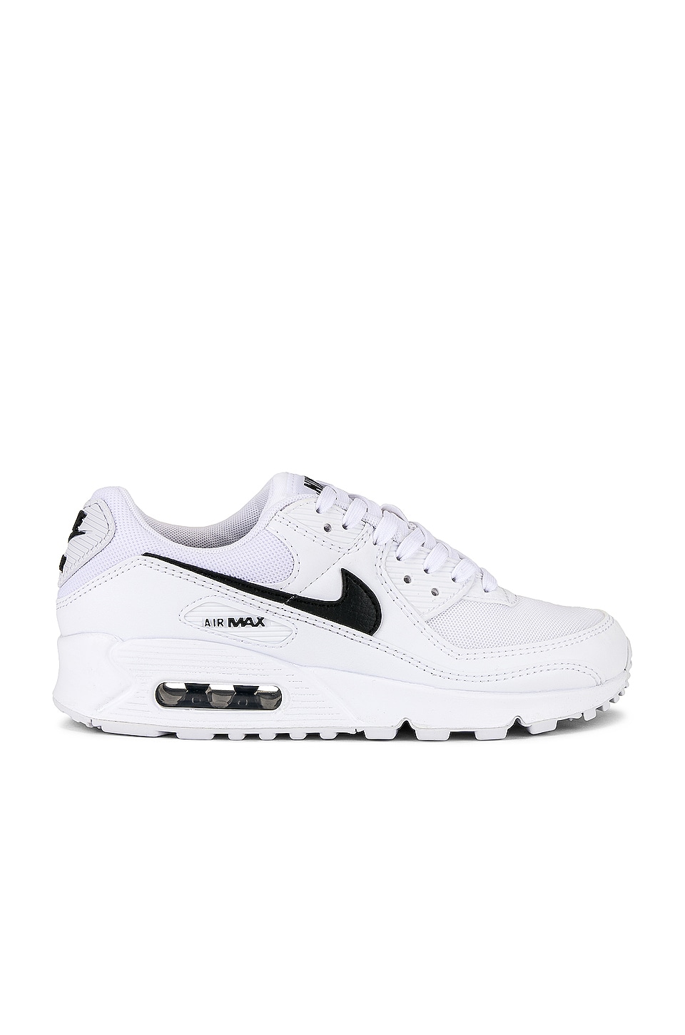 Nike Air Max 90 Sneaker in White, Black, & White | REVOLVE