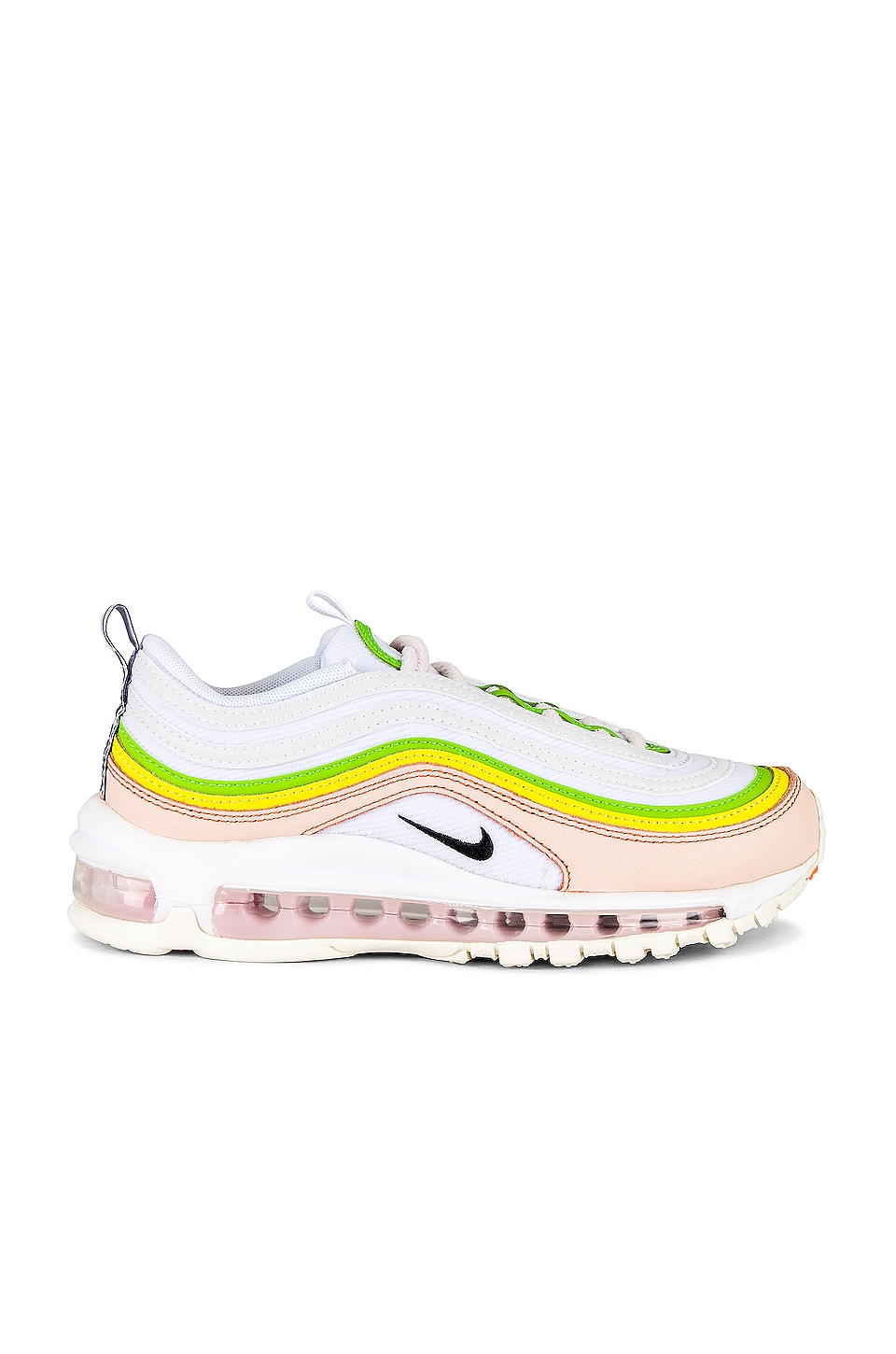 test Vijf Slechthorend Nike Air Max 97 Sneaker in White, Black, Pearl Pink, & Action Green |  REVOLVE