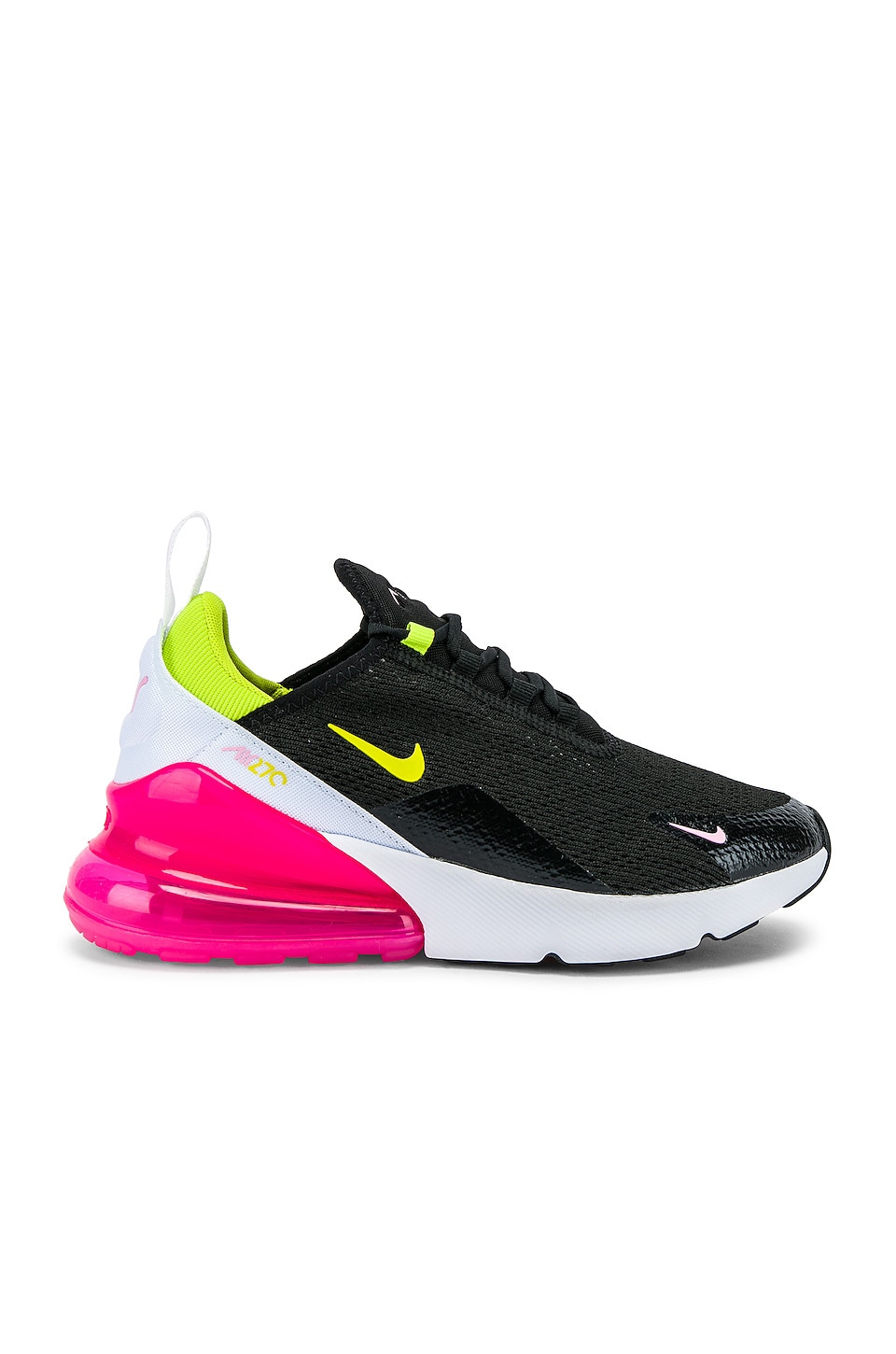 pink and black nike 270