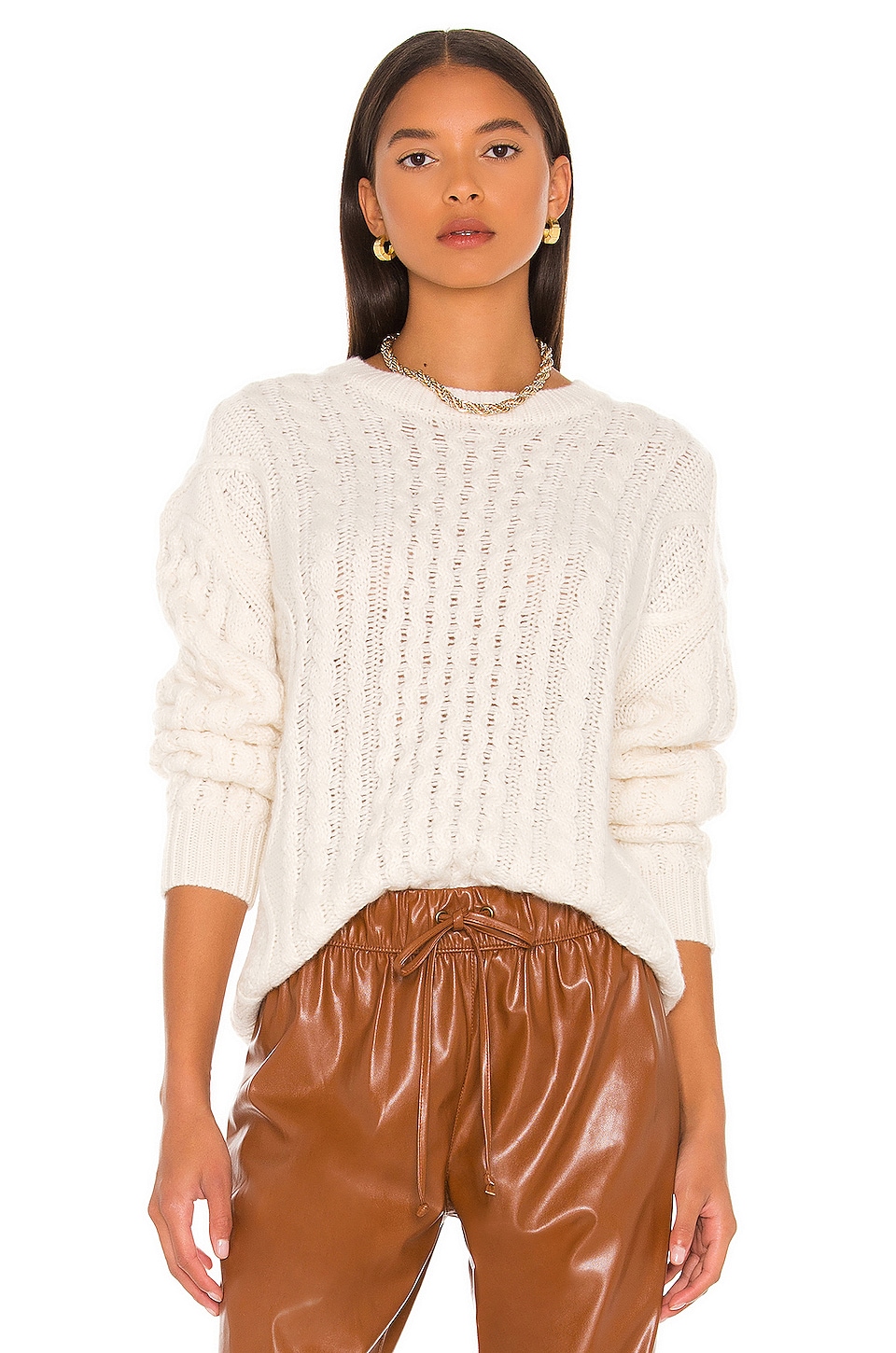 NILI LOTAN Georgie Sweater in Ivory | REVOLVE