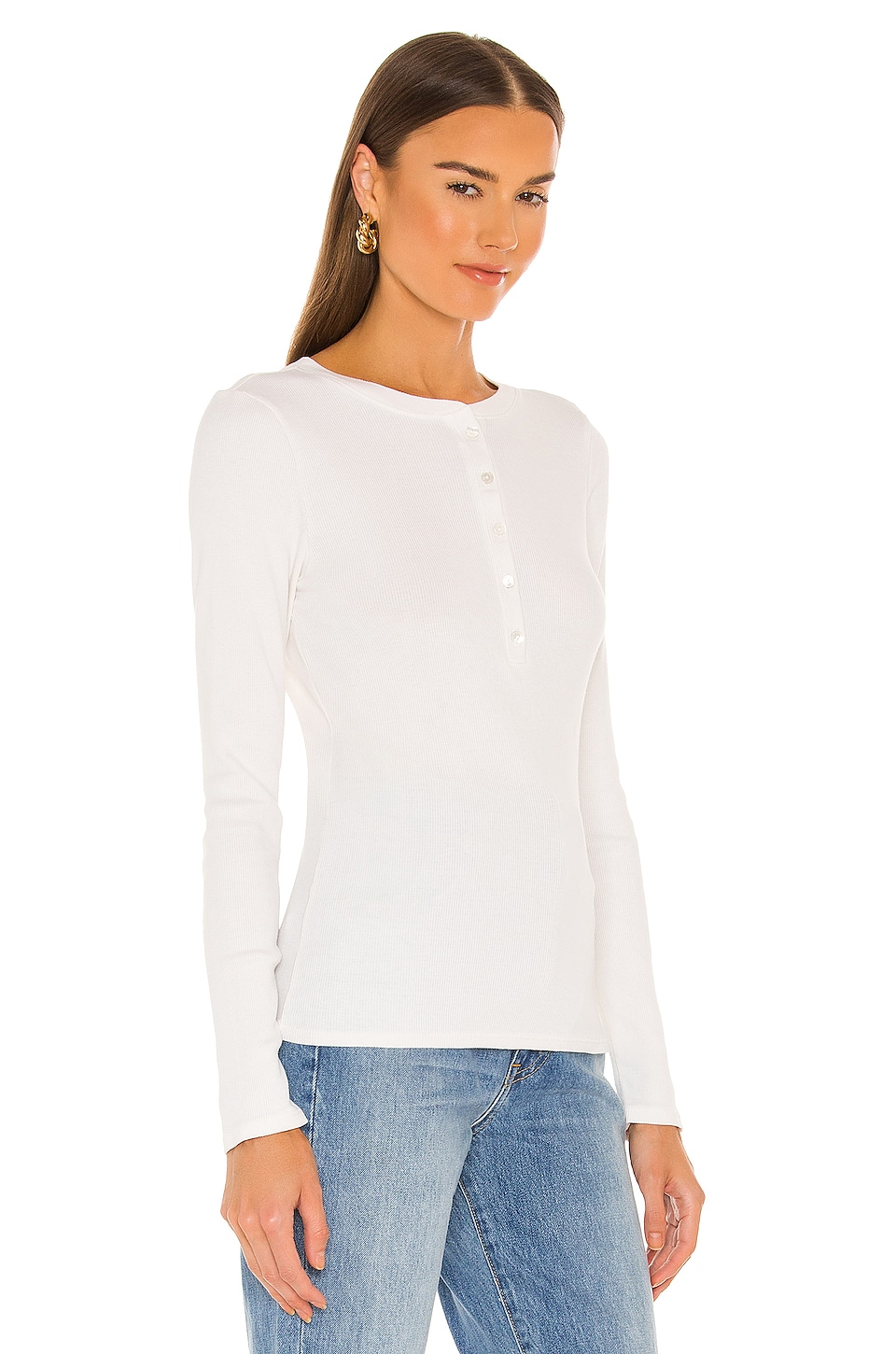 Nili Lotan Jordan Henley Tee thumbnail
