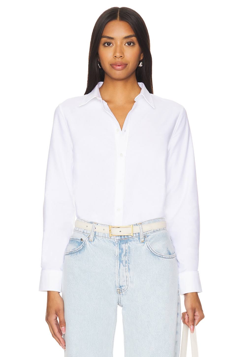 Nili Lotan Dyllan Shrunken Shirt