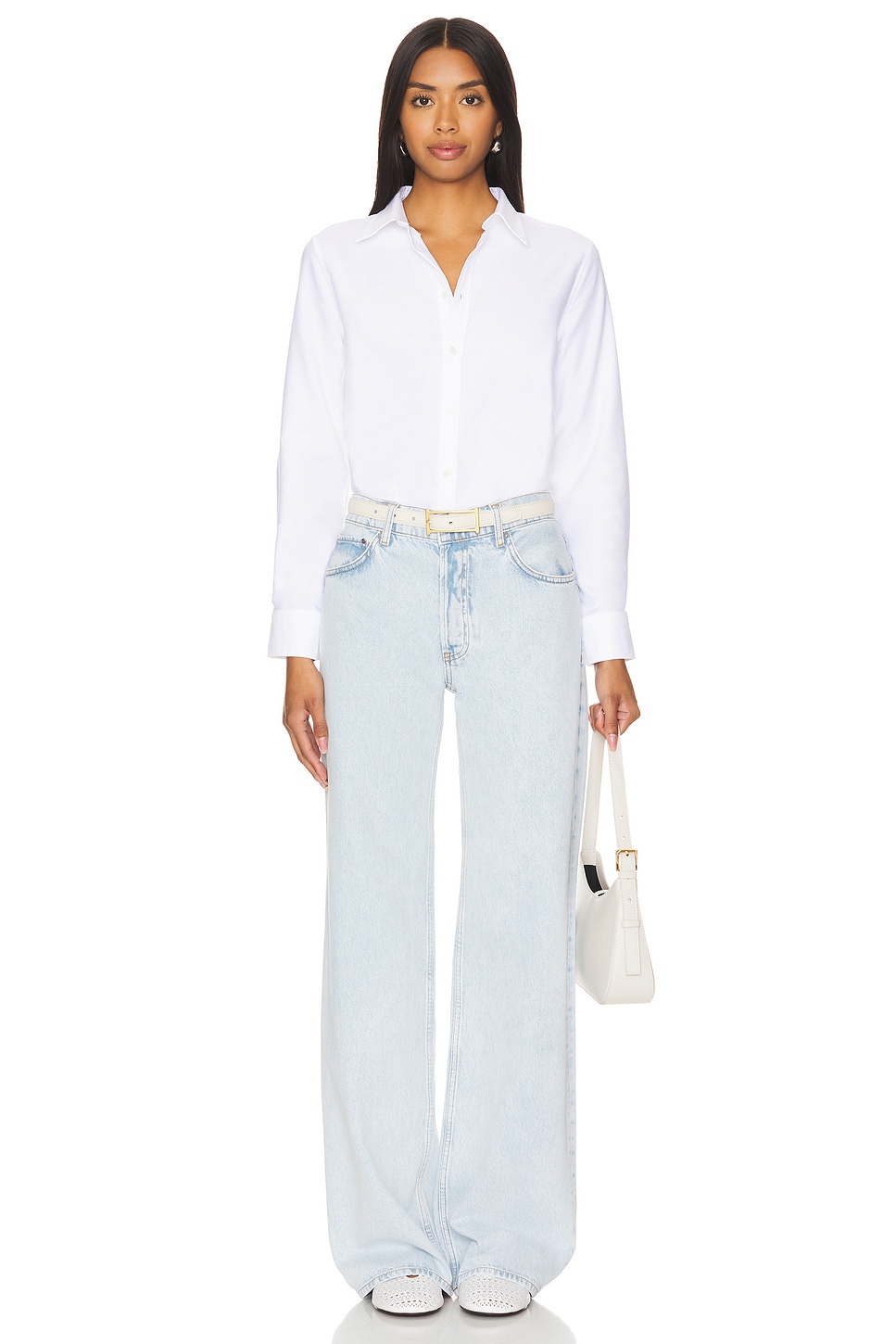 Nili Lotan Dyllan Shrunken Shirt