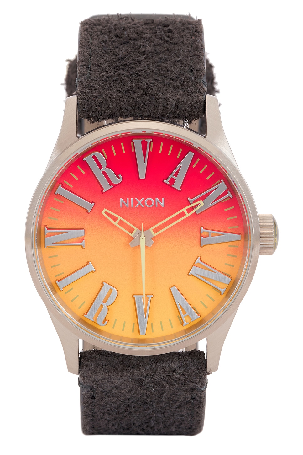 x Nirvana Sentry Leather Watch - Thumbnail 1