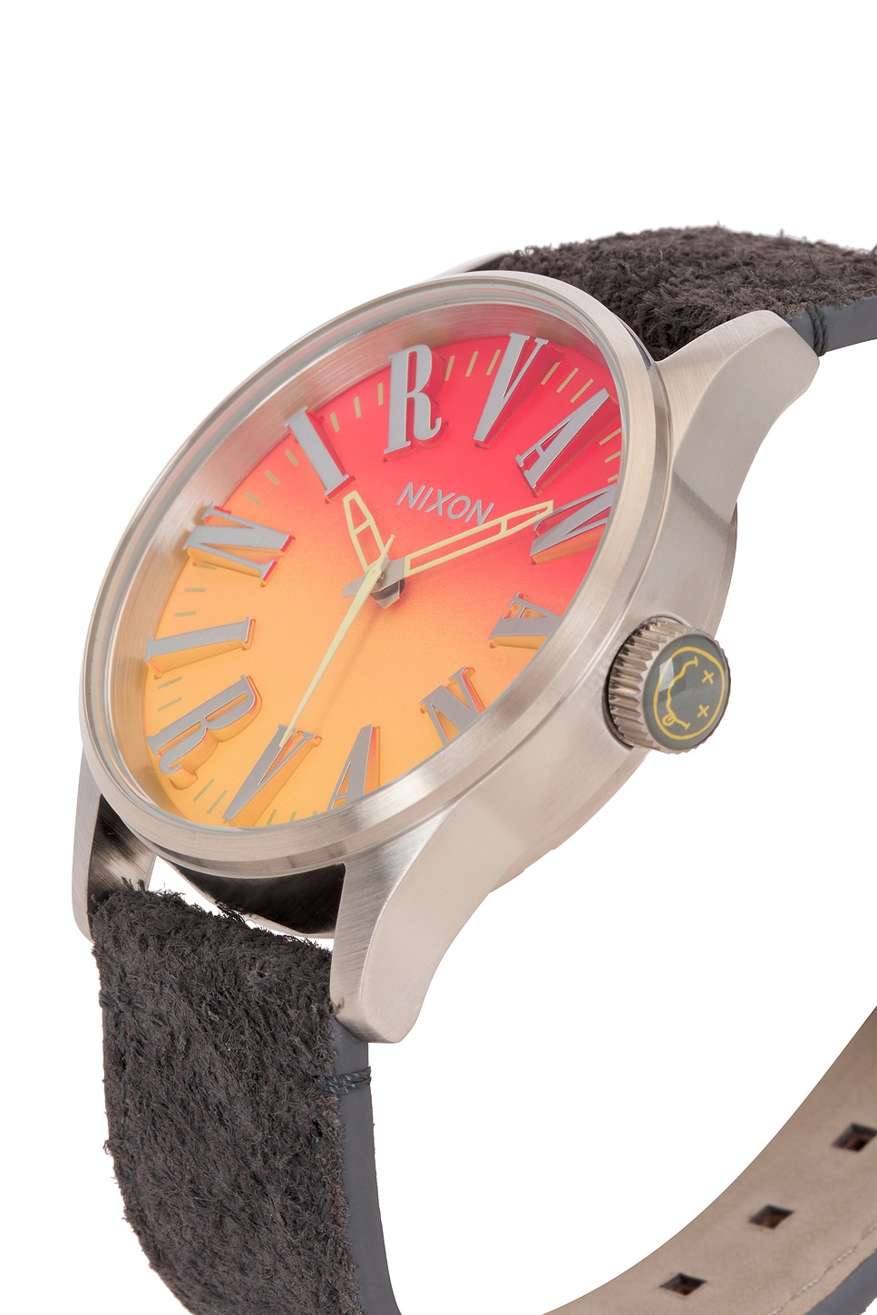 x Nirvana Sentry Leather Watch - Thumbnail 3