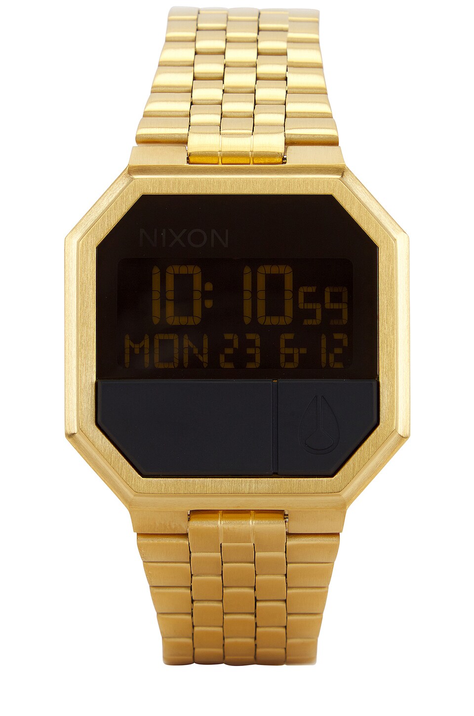 Nixon Rerun Watch in Gold REVOLVE