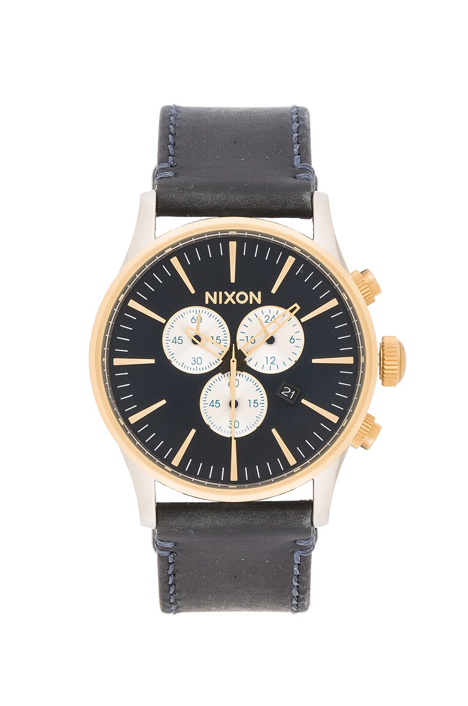 nixon the sentry chrono leather 手表