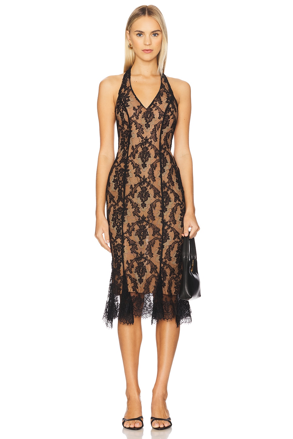 Nana Jacqueline Fiona Dress in Black Lace | REVOLVE