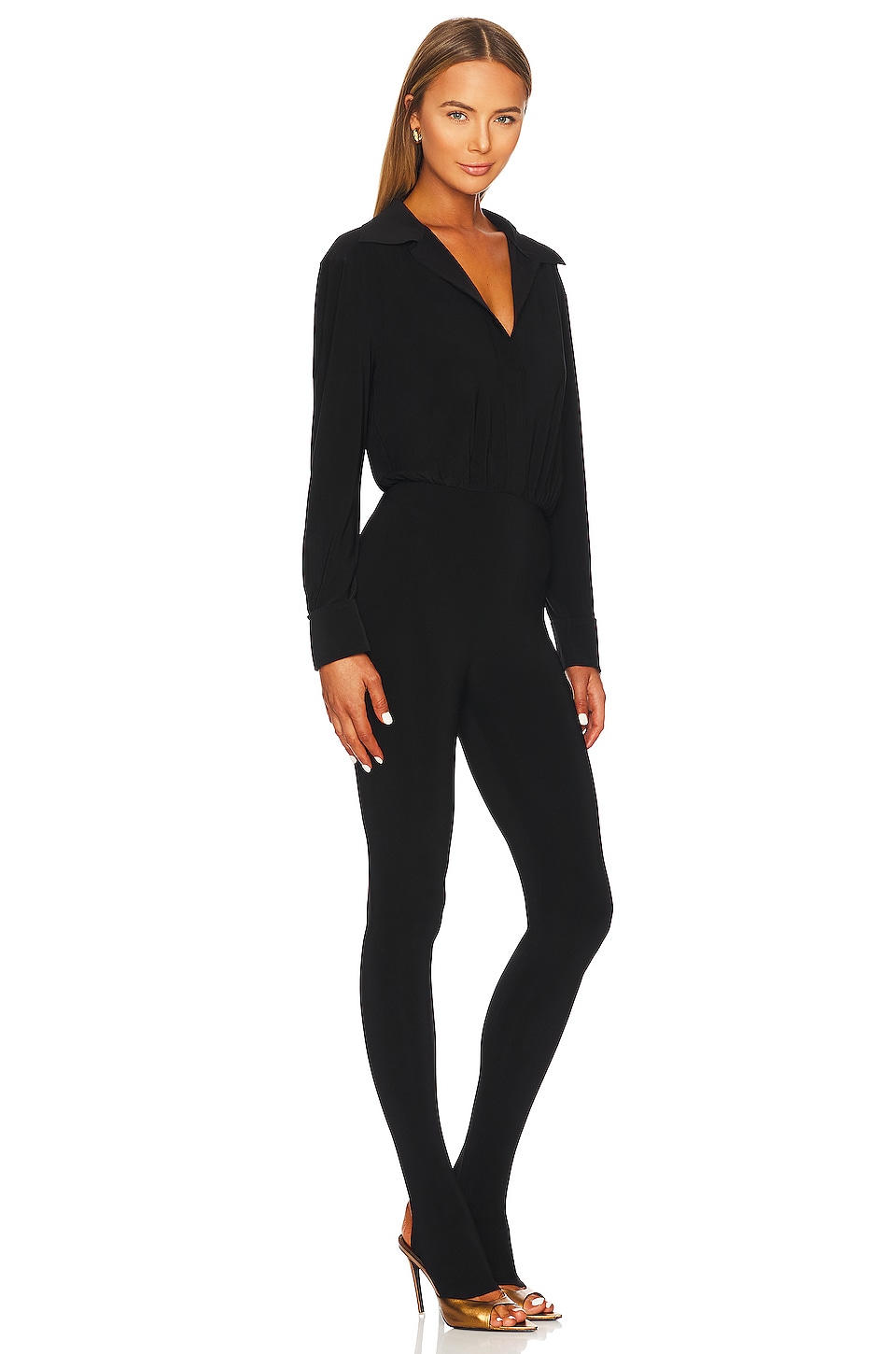 Norma Kamali Shirt & Legging in Black