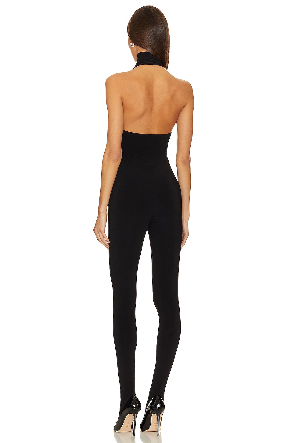 X Revolve Halter Turtle Catsuit With Footsie - Thumbnail 3