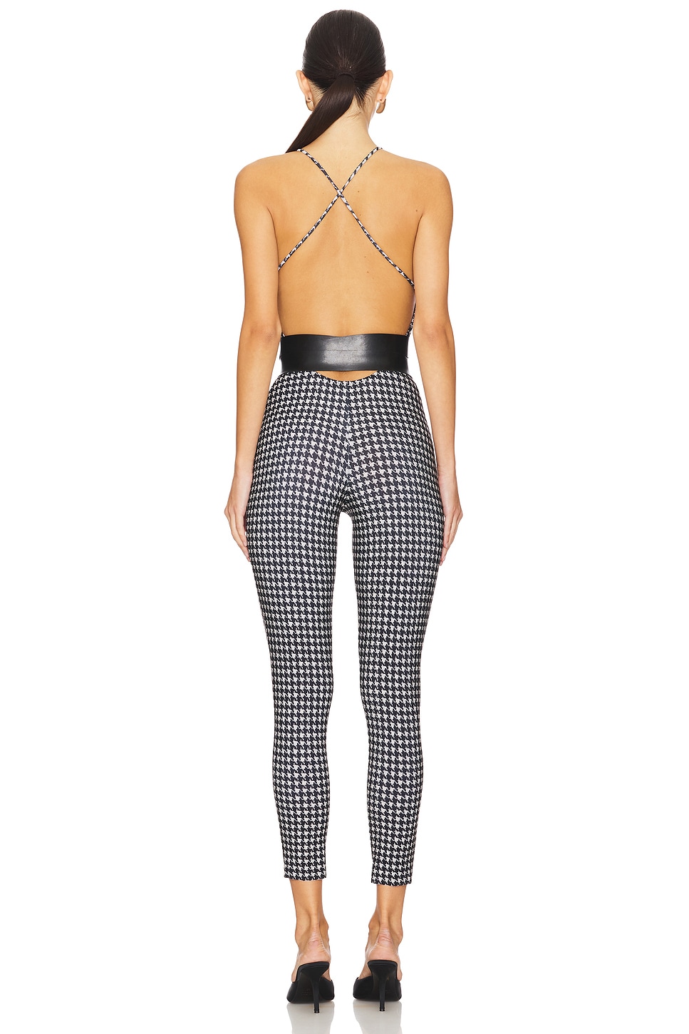 Low Back Fara Slip Catsuit - Thumbnail 4