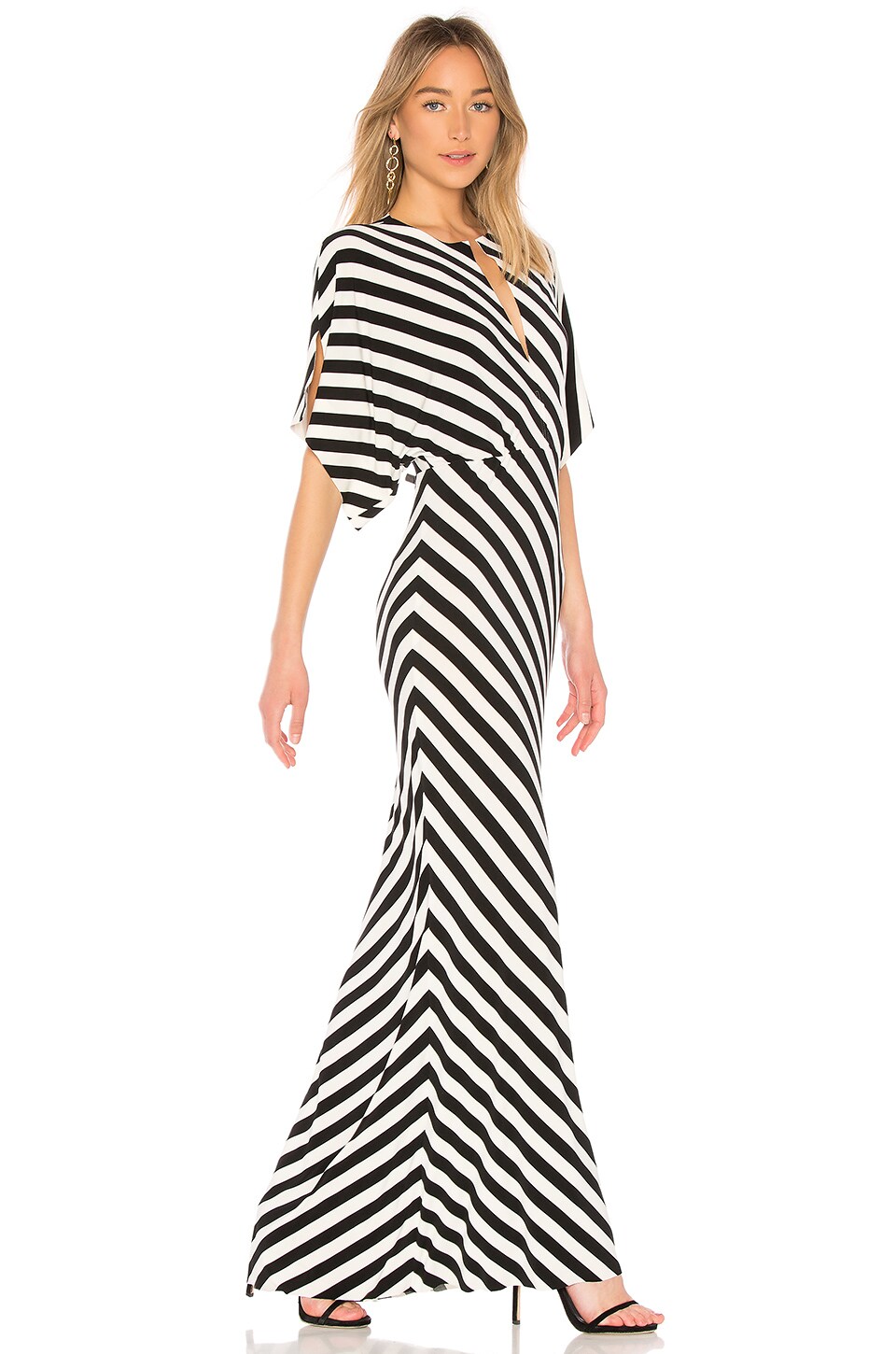 norma kamali rectangle gown