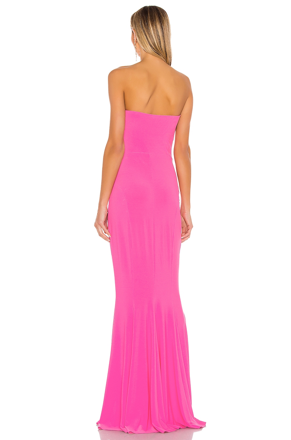 Norma Kamali X REVOLVE Strapless Fishtail Gown in Orchid Pink | REVOLVE