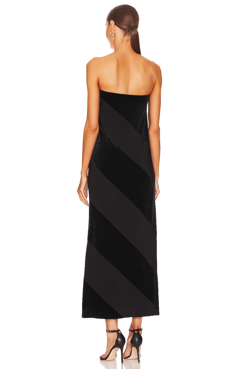 Spiral Strapless Dress - Thumbnail 3