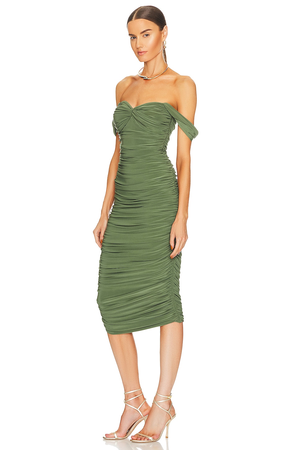 Norma Kamali Walter Midi Dress thumbnail