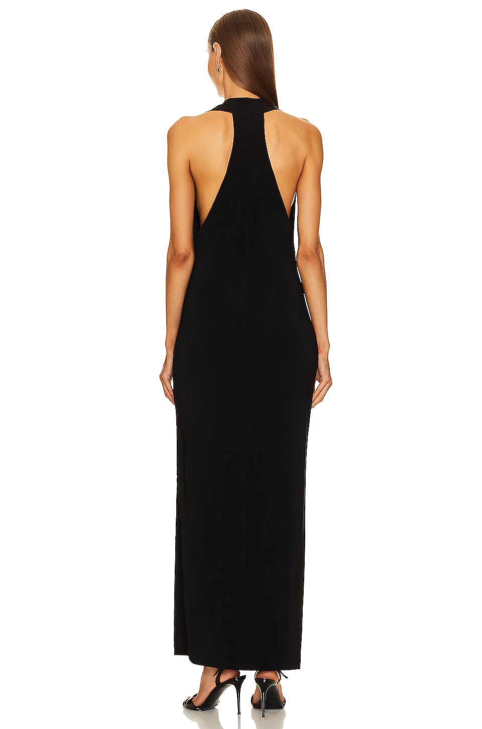 Halter Neeta Side Slit Gown