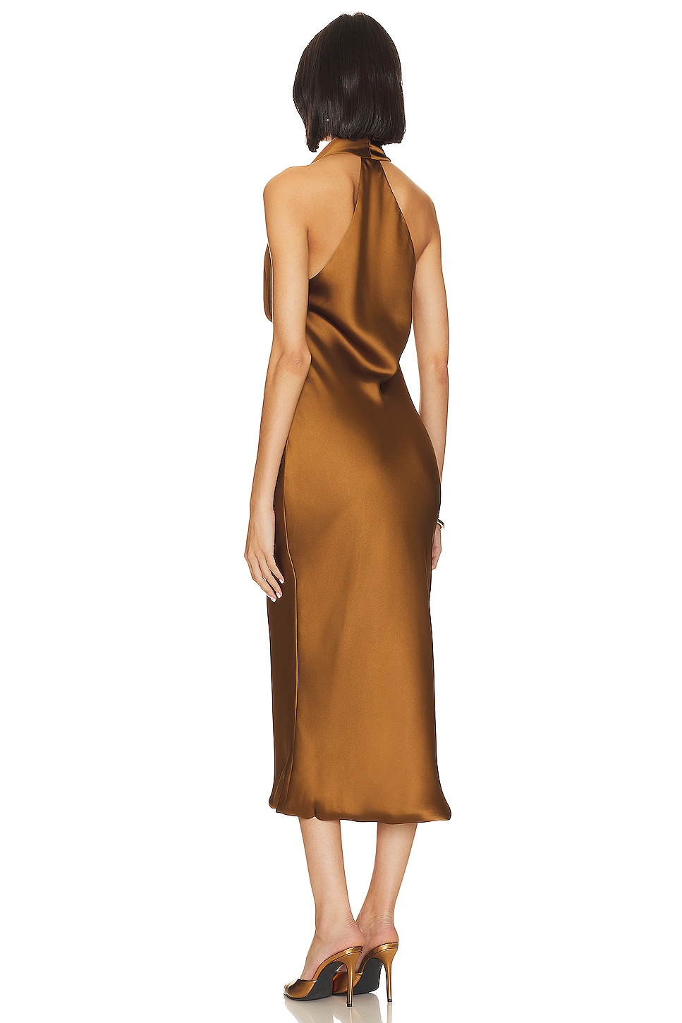 high halter dress Women's Marilyn Moment Halter Mini Dress in Off White main image 1