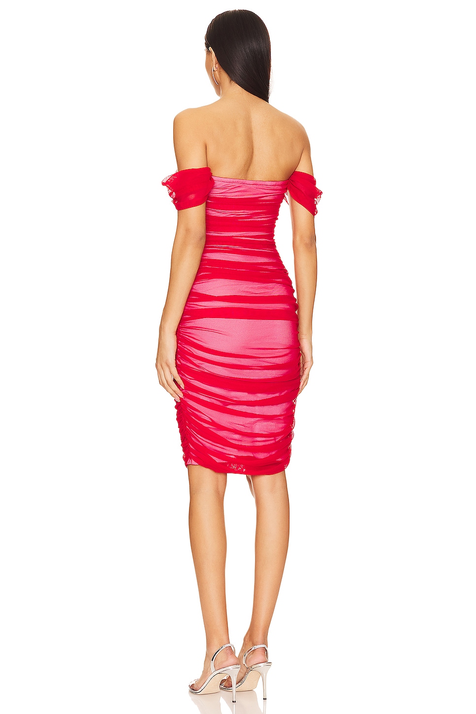 Norma Kamali Walter Midi Dress With Winglet Sleeves thumbnail