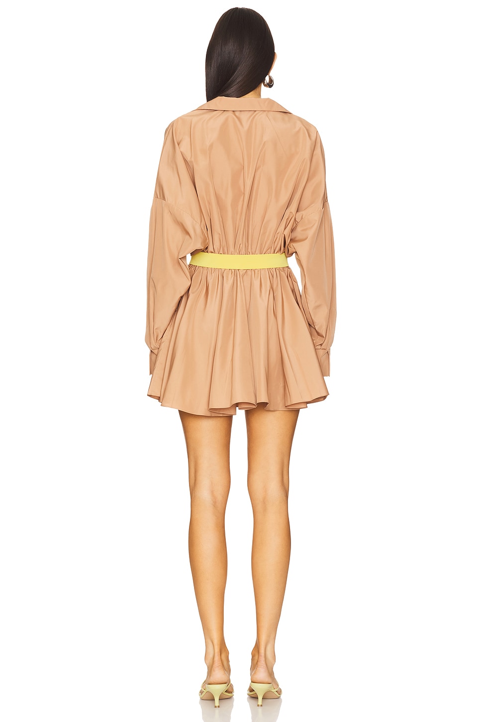 Super Oversized Shirt Mini Dress - Thumbnail 4