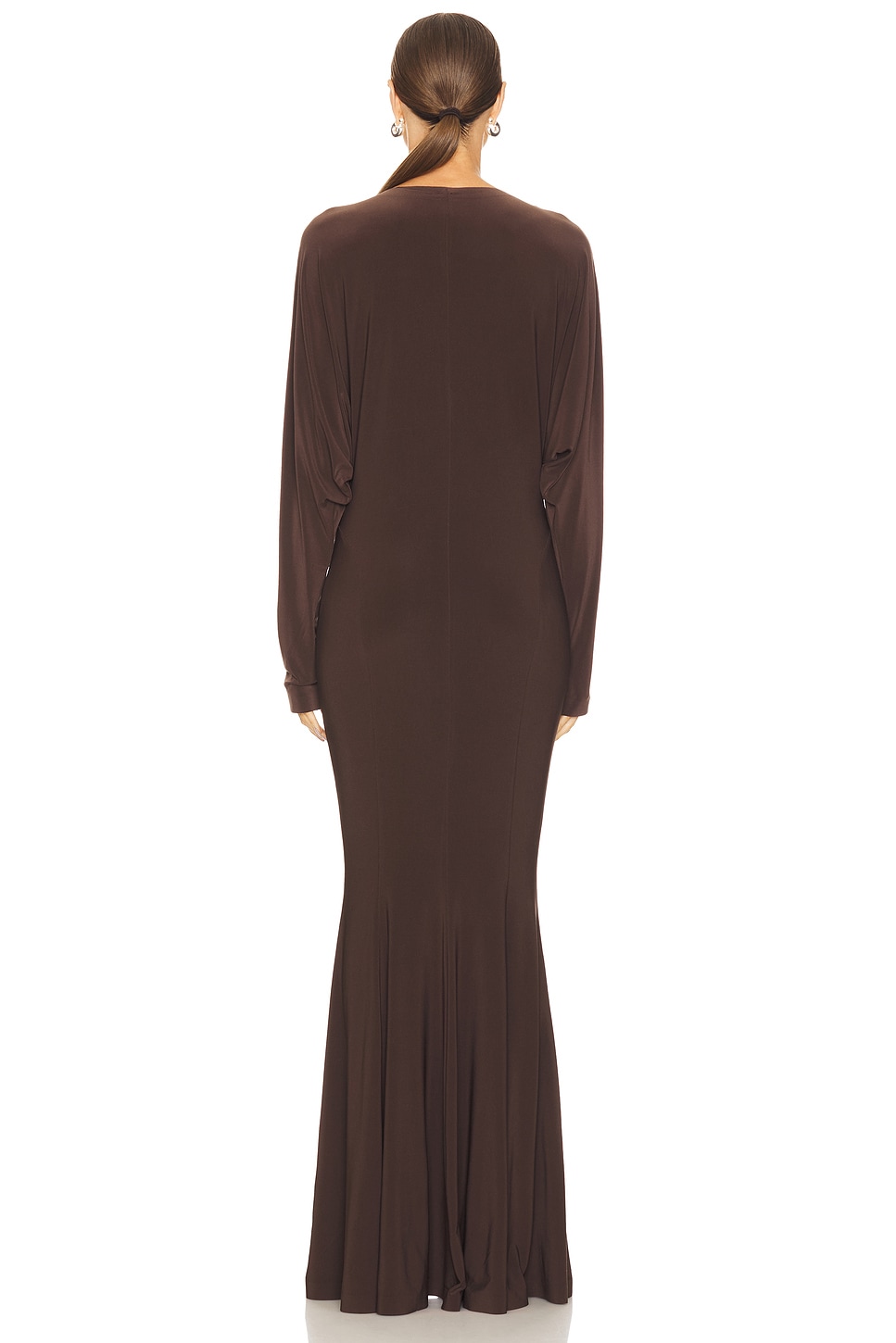 x REVOLVE Dolman V Neck Fishtail Gown